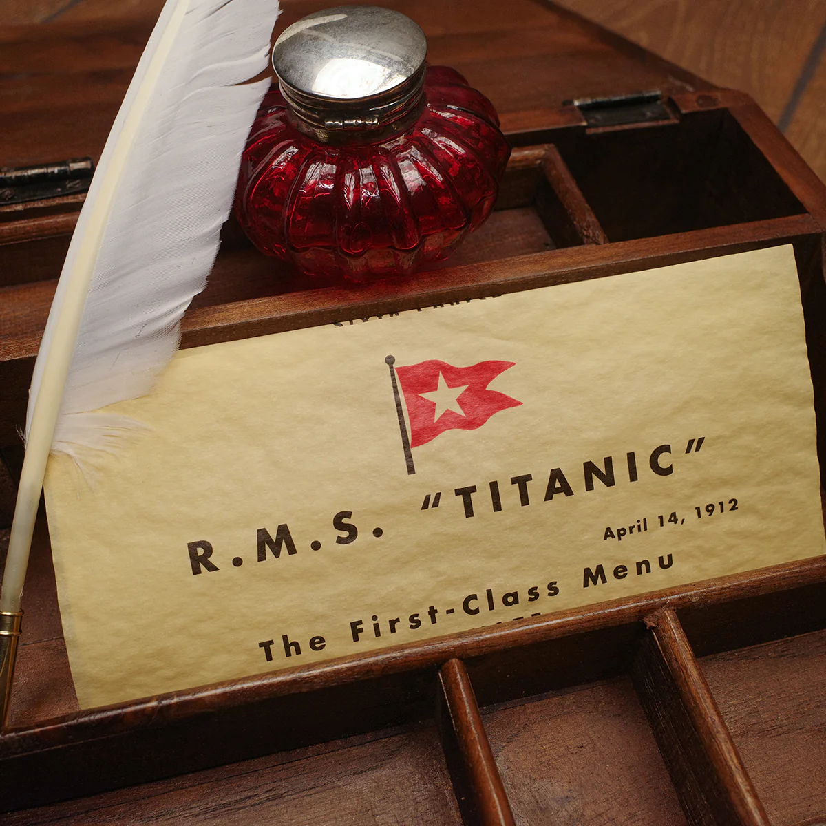RMS Titanic White Star Line Dining Room Dinner Menu Nautical Decor Gift Wall Art - Image 4