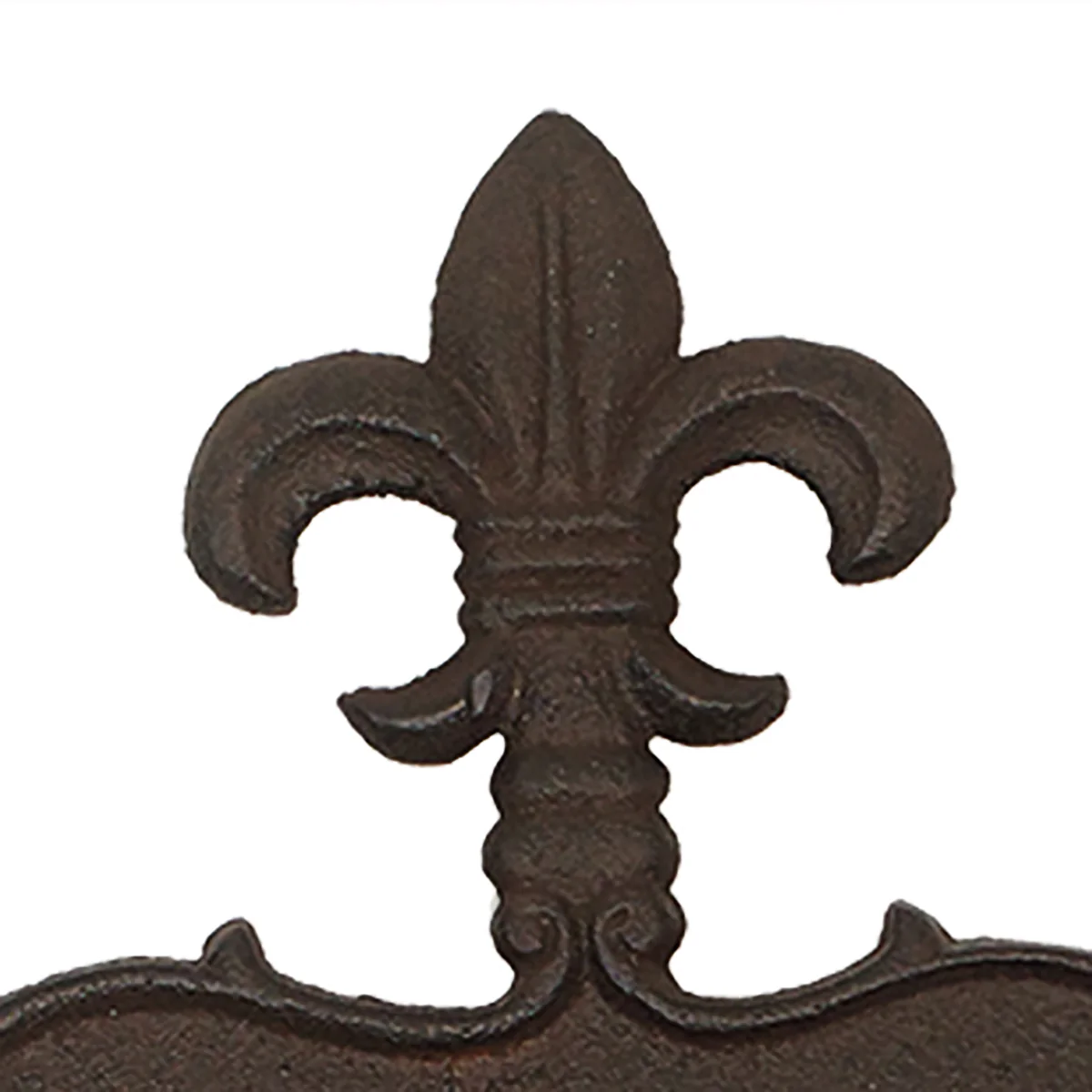 Rustic Cast Iron Art Fleur De Lis Welcome / Dinner Bell - Image 4