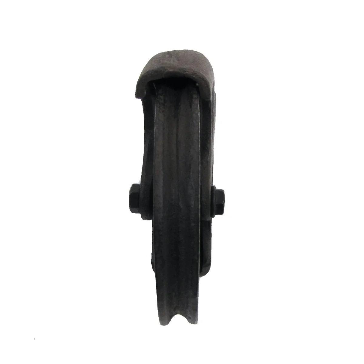 Rustic Cast Iron Hanging Cable Pulley Wheel Hook Farmhouse Country Home Decor - Image 3