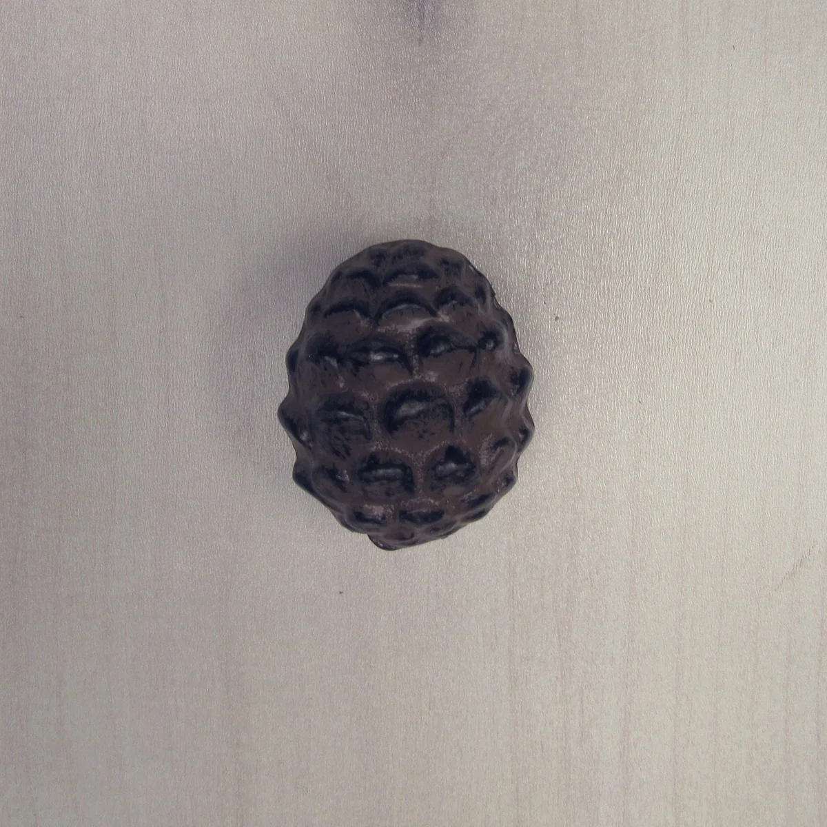 Rustic Cast Iron Pine Cone Drawer Pull Screw Knob Cabinet Hardware Cabin Decor - Image 5