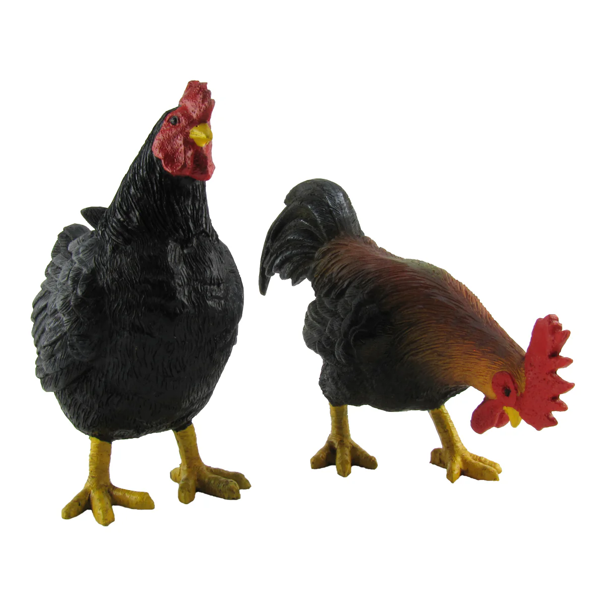 Rustic Chicken Figurines Set - Image 3