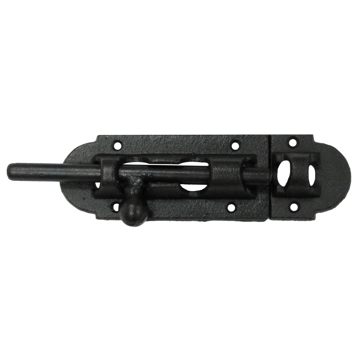 Rustic Large Metal Sliding Door Lock Security Bolt Barrel Latch Gate Hardware - Image 2