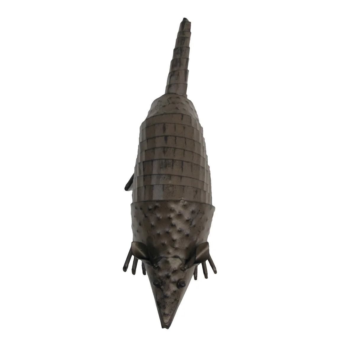 Rustic Metal Armadillo Statue Southwestern Yard Lawn Garden Art Outdoor Decor - Image 2