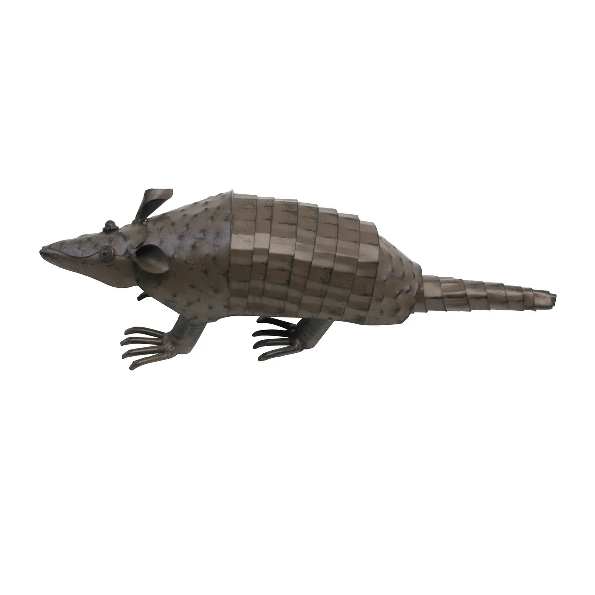 Rustic Metal Armadillo Statue Southwestern Yard Lawn Garden Art Outdoor Decor - Image 4
