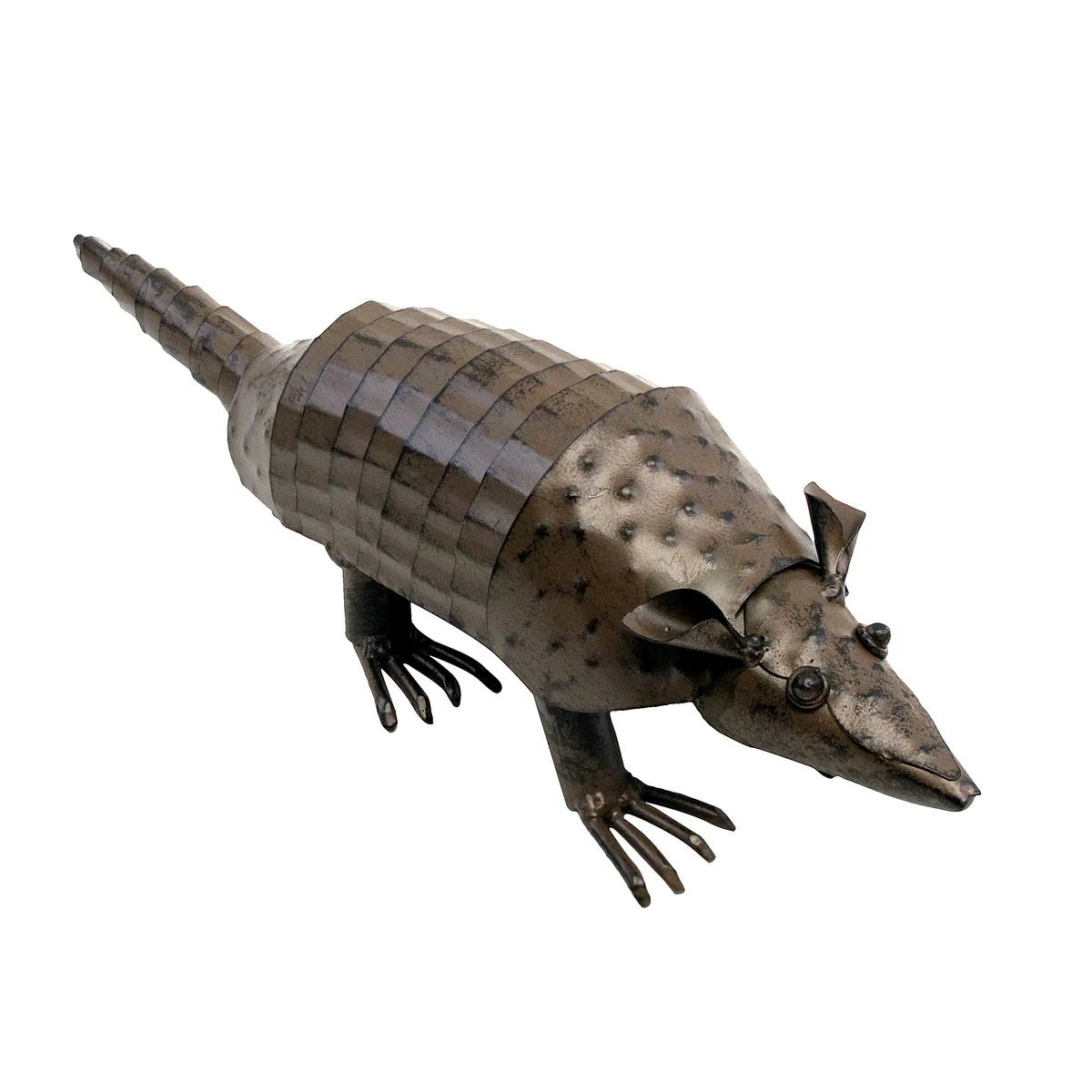 Rustic Metal Armadillo Statue Southwestern Yard Lawn Garden Art Outdoor Decor - Image 6