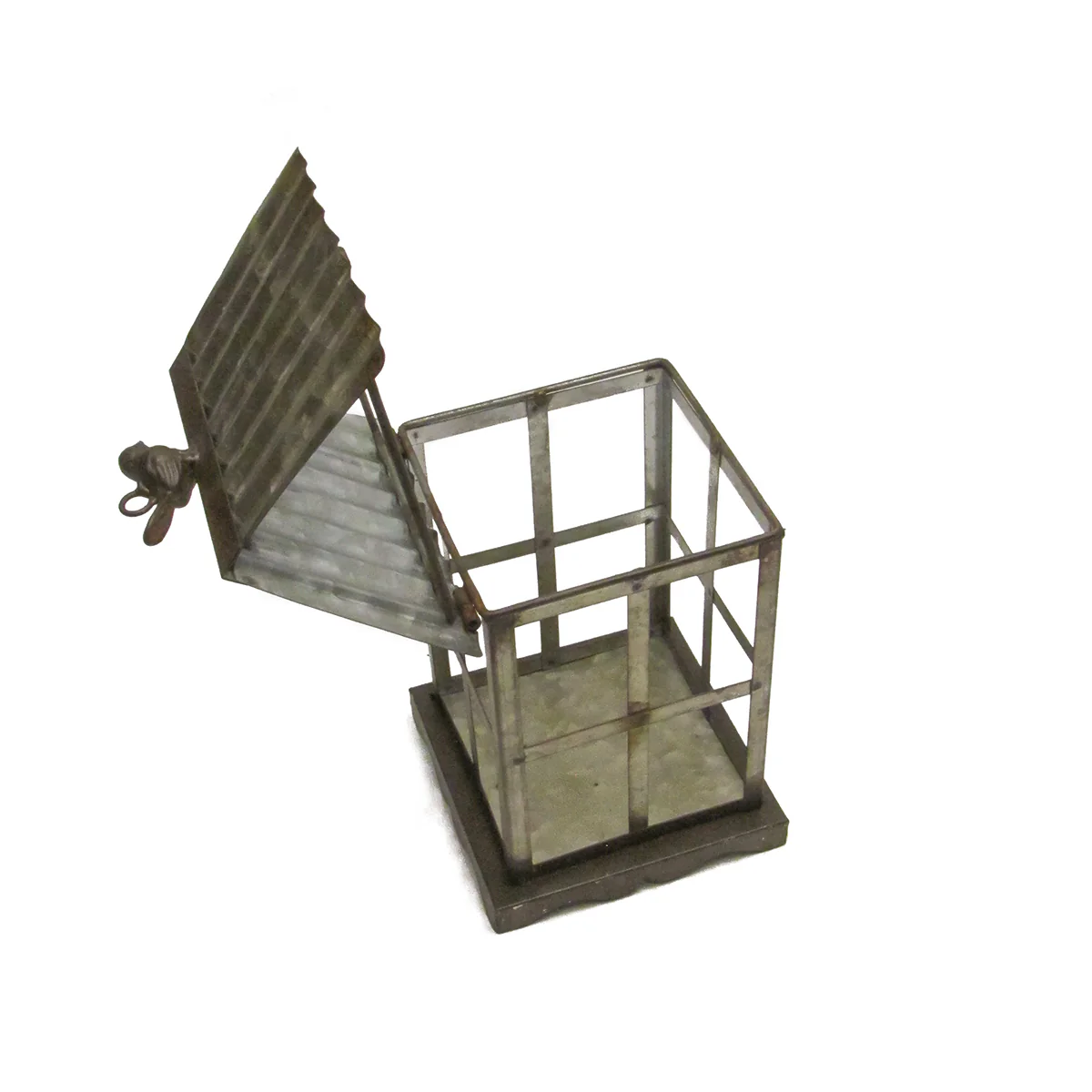 Rustic Metal Decorative Bird Cage Iron Lantern Outdoor Home Lantern Patio Decor - Image 3