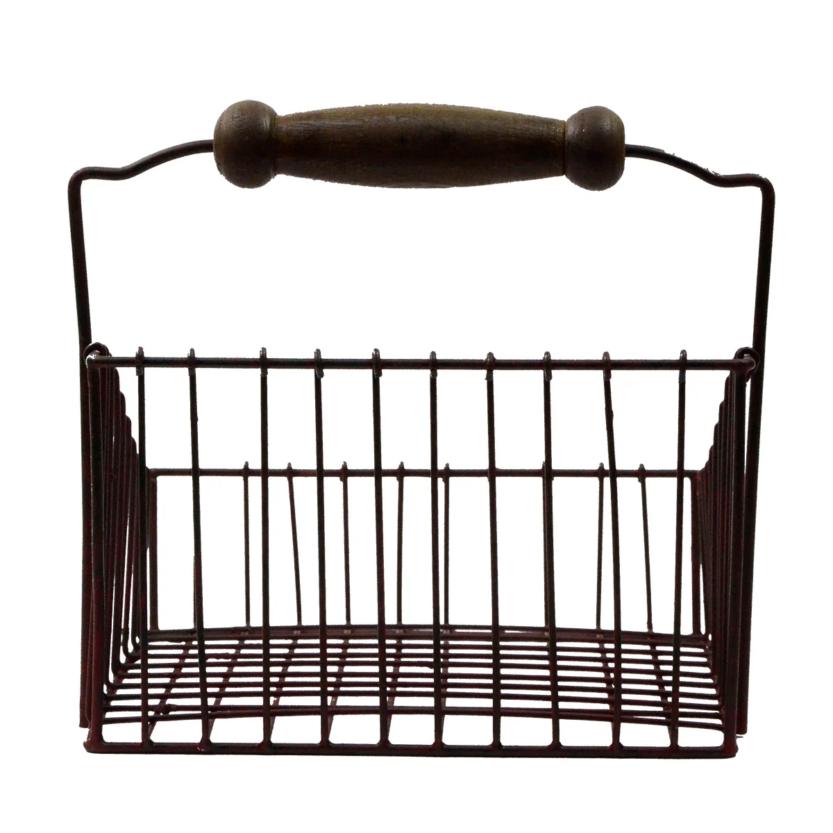 Rustic Metal Wire Storage Bin/Basket - Image 3