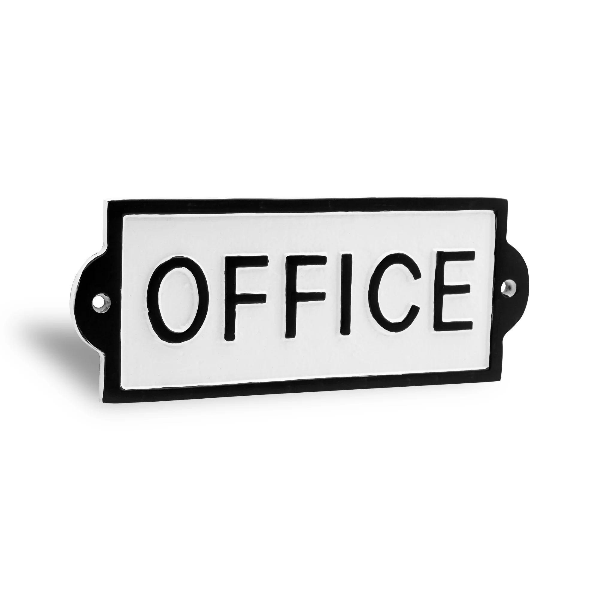 Metal Office Door Sign for Home Office, Business or Room Vintage Iron Wall Decor