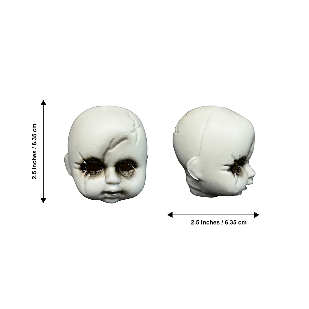 Scary Baby Doll 6 Heads Garland Indoor Lights Creepy Halloween Party Decorations - Image 2
