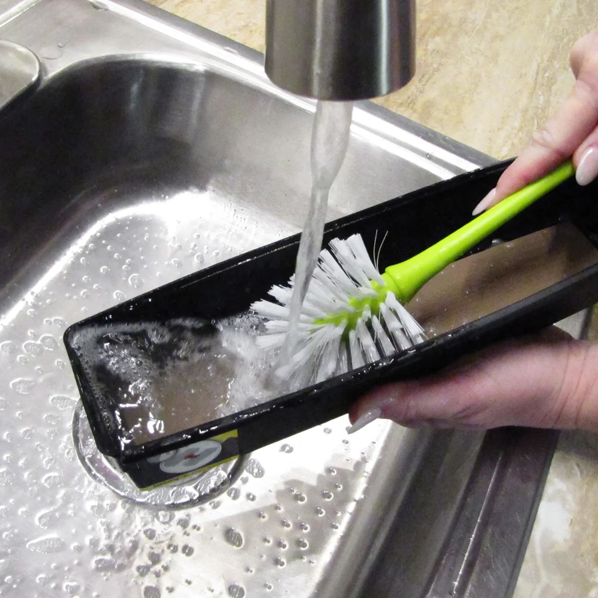 Scrub Brush 3pc Dish Baby Bottle Kitchen Tools Housekeeping Cleaning Supplies - Image 6