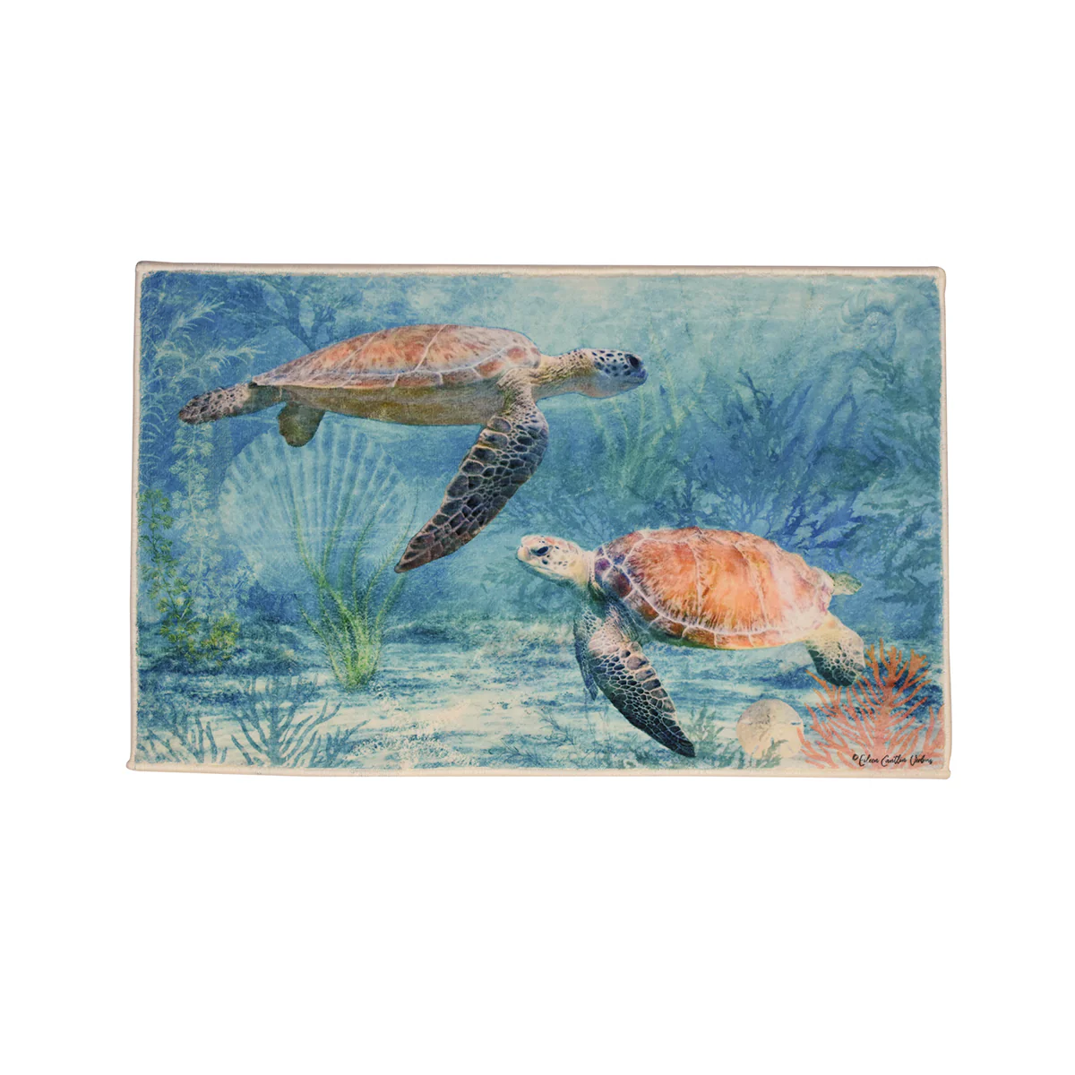Sea Turtle Bathroom Kitchen Non Slip Floor Mat Bath Shower Rug Home Essentials