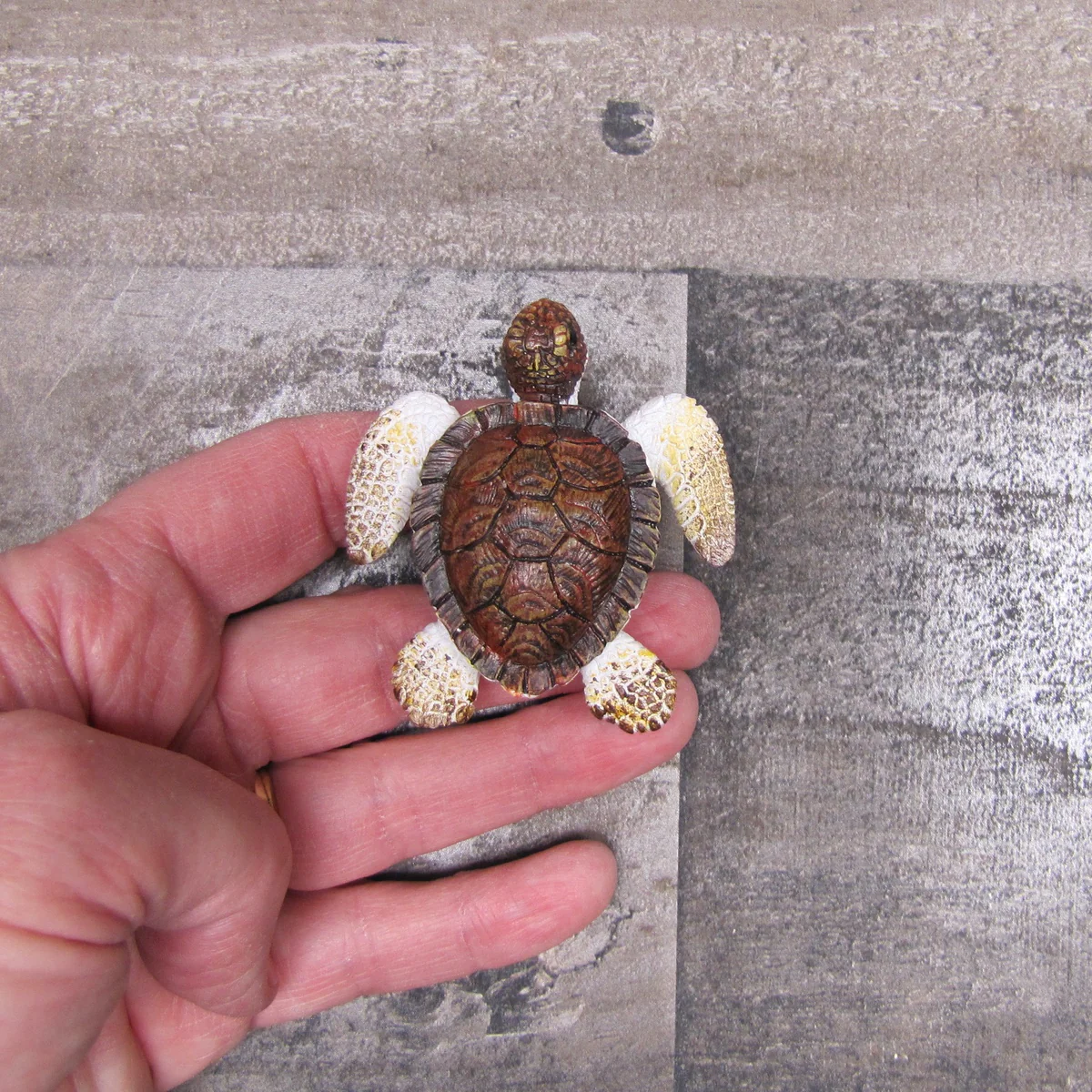 Sea Turtle Drawer Pull Screw Knob Cabinet Hardware Nautical Beach House Decor - Image 5