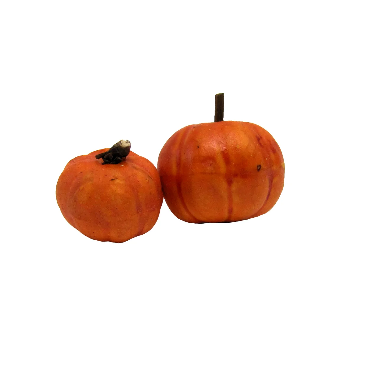 Set 18 Mini Artificial Pumpkins Thanksgiving Fall Home Decor Arts Craft Supply - Image 2