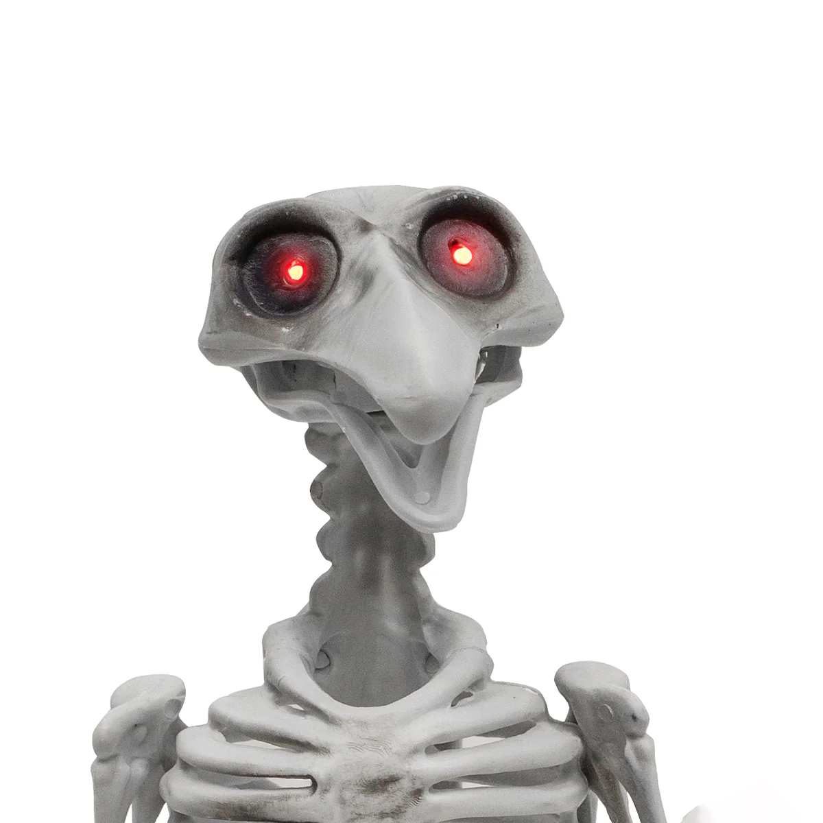 Set 2 Scary Light Up Skeleton Crow Rat Haunted House Prop Halloween Party Decor - Image 4