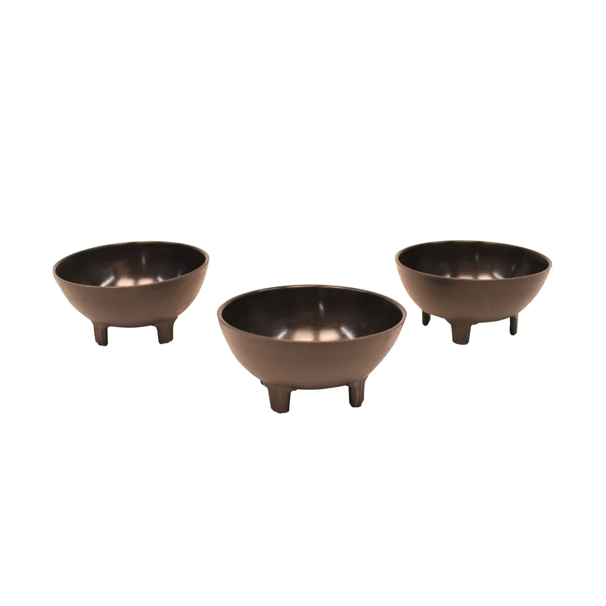 Set 3 Plastic Salsa Guacamole Dip Molcajete Serve Bowl Party Food Condiment Dish
