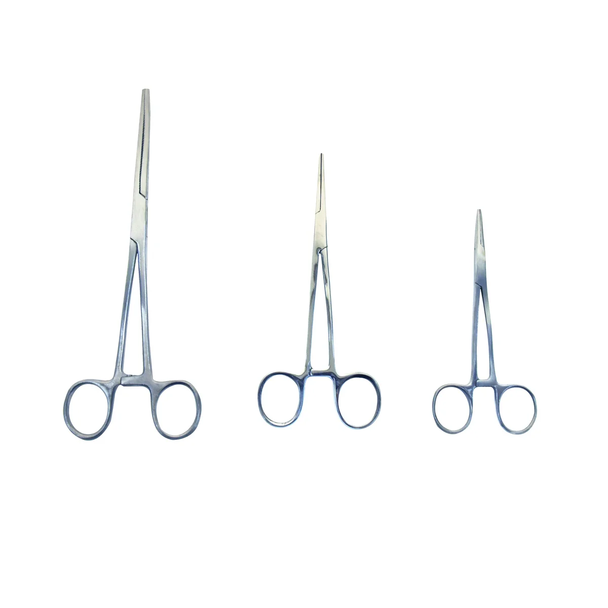 Set 6 Stainless Steel Straight Curved Locking Hemostat Forceps Pierce Clamp Tool - Image 4
