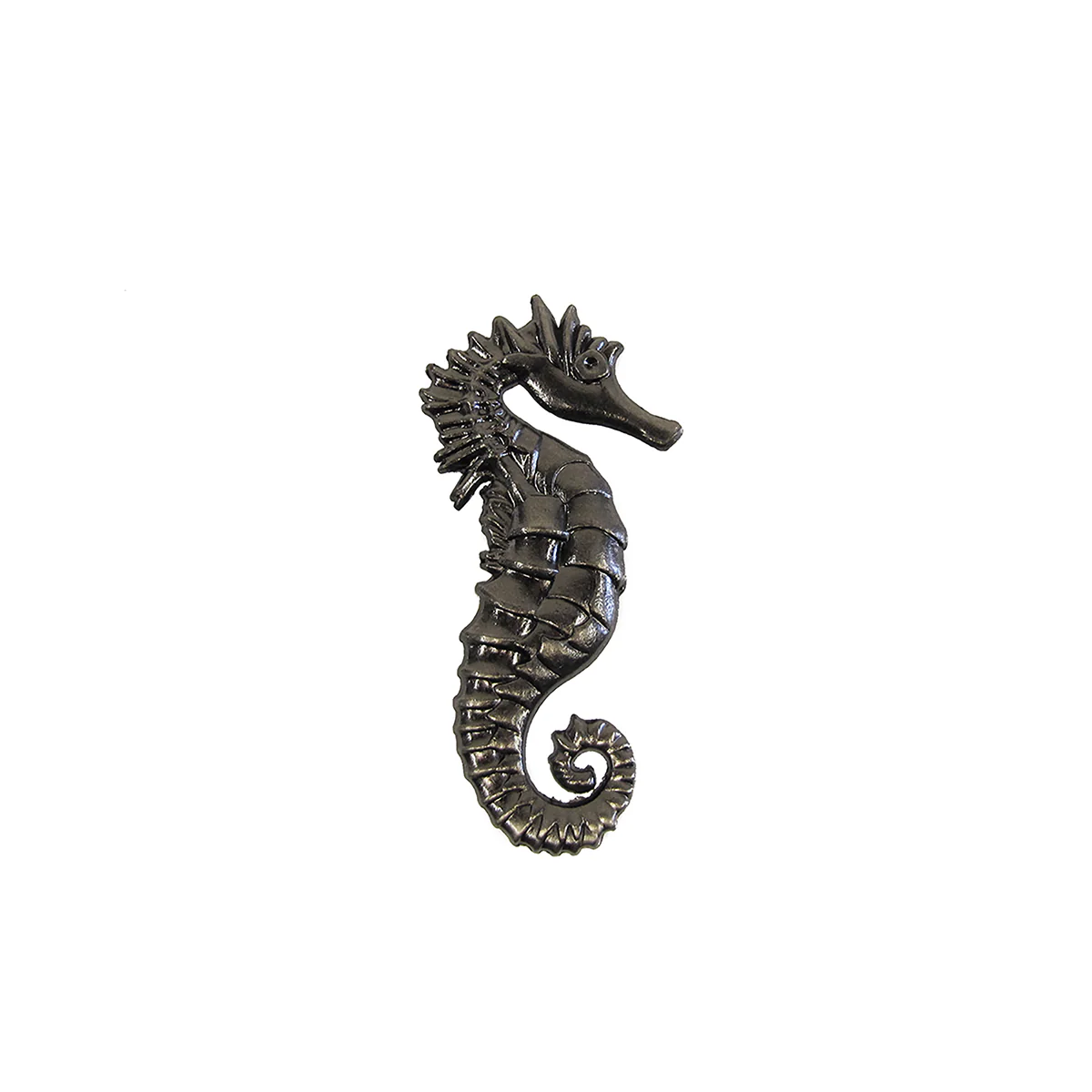 Silver Metal Seahorse Cabinet Dresser Drawer Knob Pull Hardware Beach Home Decor