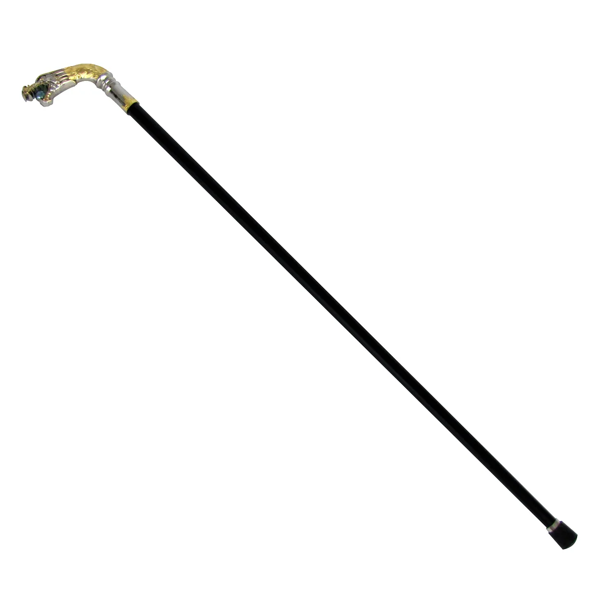 Silver Plated Dragon Head Cane - Image 4
