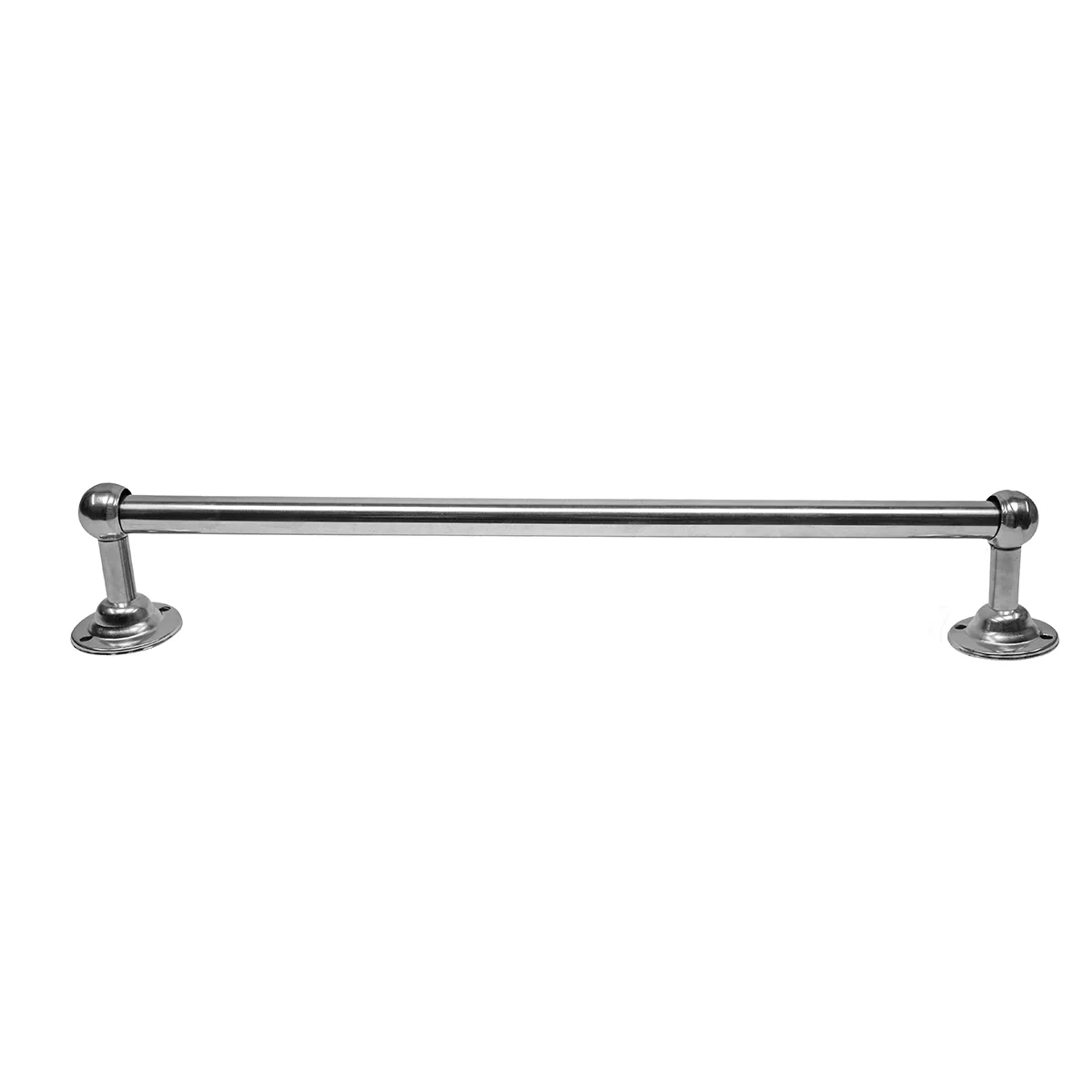 Silver Wall Mount Bath Towel Bar Holder Bathroom Shower Rack Home Decor Hardware - Image 2