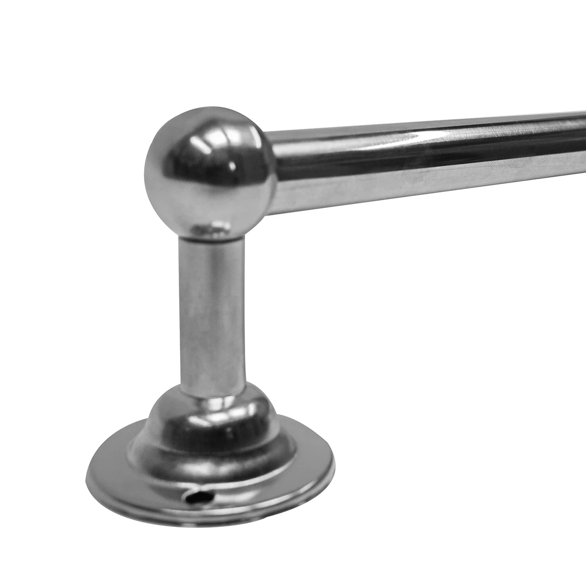 Silver Wall Mount Bath Towel Bar Holder Bathroom Shower Rack Home Decor Hardware - Image 3