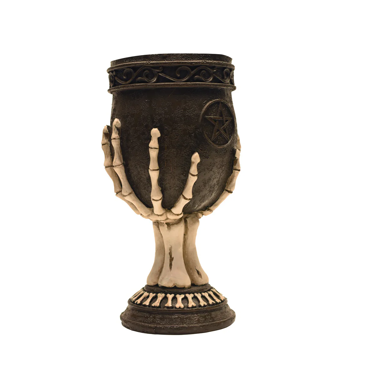 Skeleton Hand Chalice Cup Gothic Wine Goblet Spooky Halloween Kitchen Home Decor - Image 2