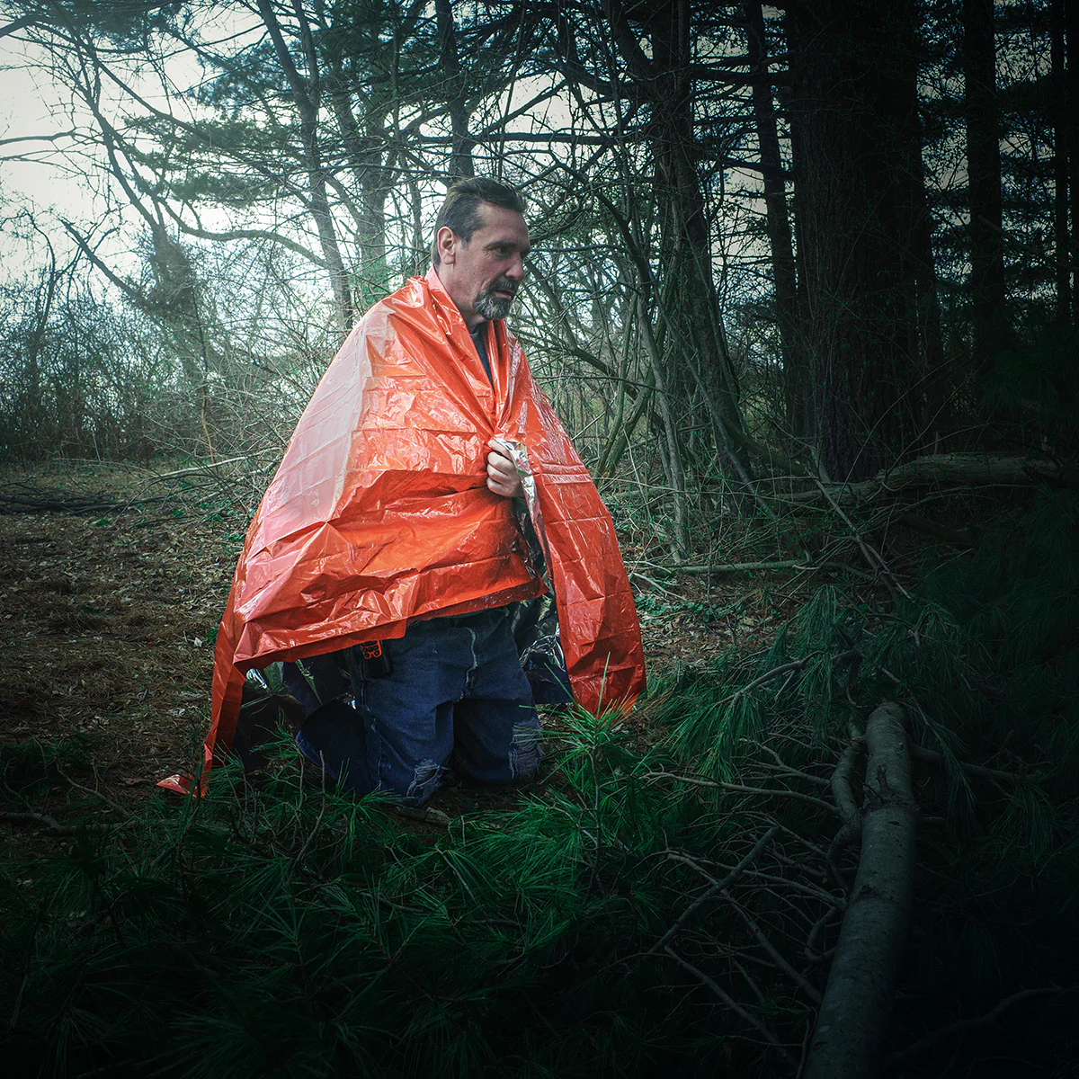 Solar Emergency Orange Blanket Reflective Tarp Camping Gear Survival Supplies - Image 4
