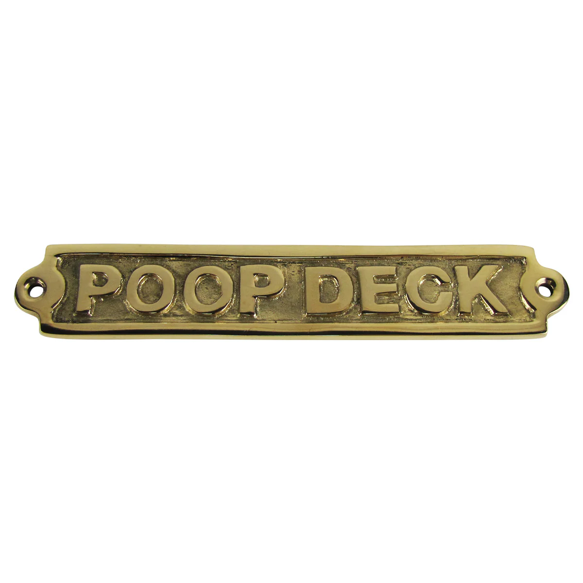 Solid Brass Nautical Maritime Decor Ship's Sign