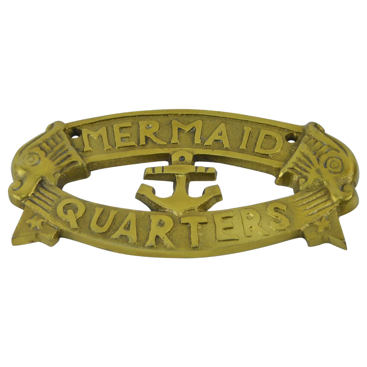 Solid Brass Nautical Sailing Decor Ship Plaque - Image 2