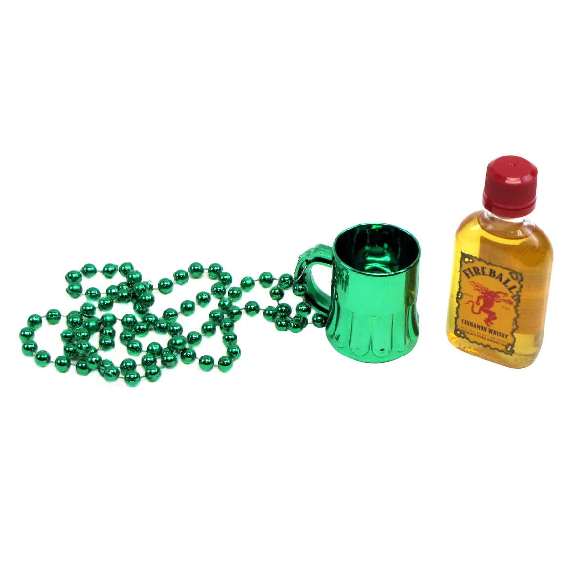 St. Patrick's Day Beer Mug Bead Necklace Shot Glass Novelty Party Favor Gag Gift - Image 4