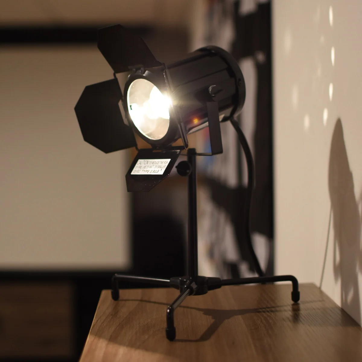 Stage Performance Mini Flood Light Film Table Desk Lamp Theatre Party Spotlight - Image 5
