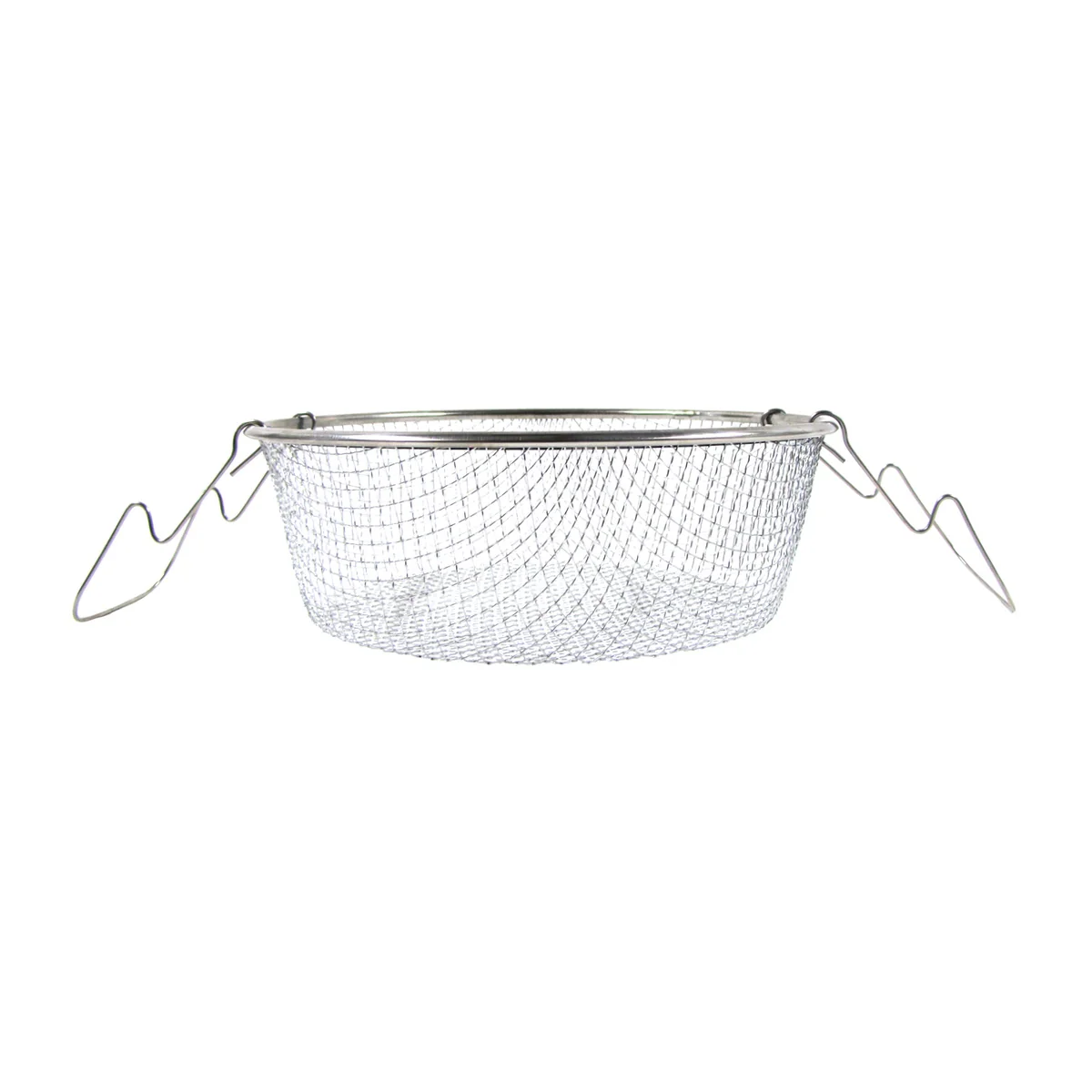 Stainless Steel Mesh Cook Strainer Pasta Noodle Drain Fry Basket Food Colander - Image 3