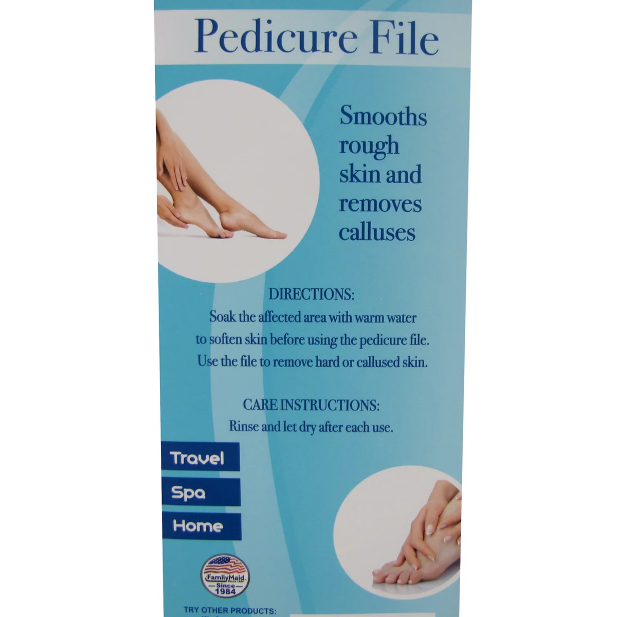 Stainless Steel Metal Pedicure Pedi File Heel Skin Foot Scrubber Callus Remover - Image 2