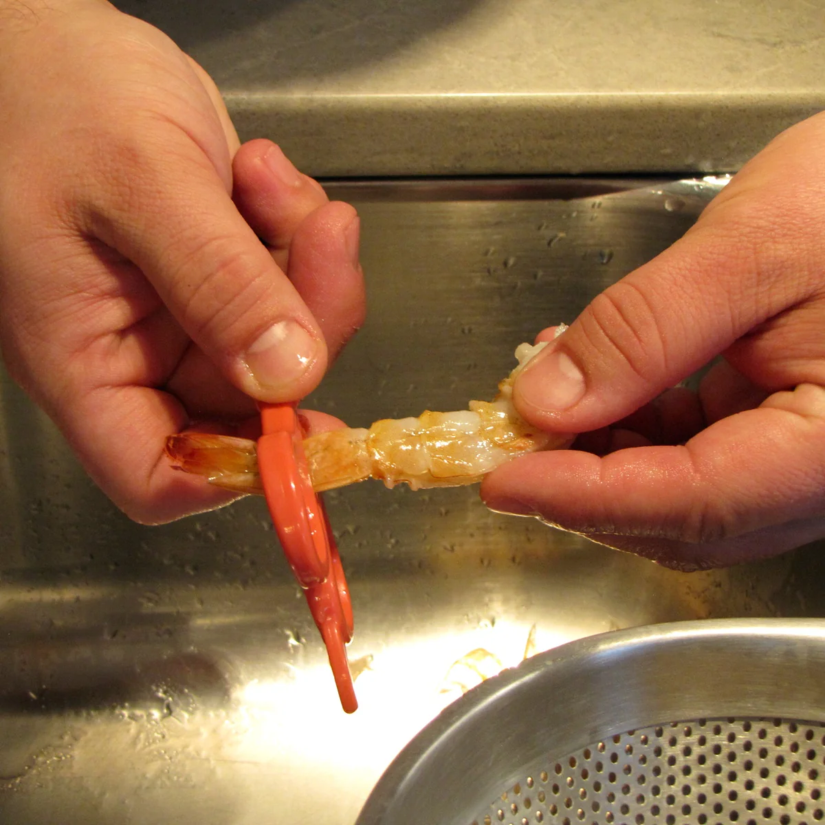 Stainless Steel Seafood Scissors Shrimp Deveiner Shellfish Food Shears Cut Tool - Image 8