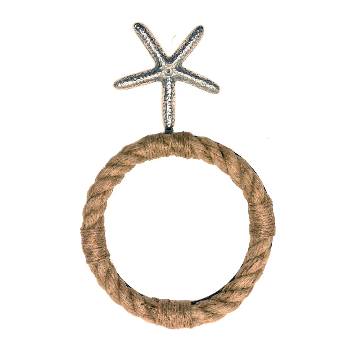 Starfish Ring Kitchen Hand Towel Holder Bathroom Rack Coastal Beach Home Decor