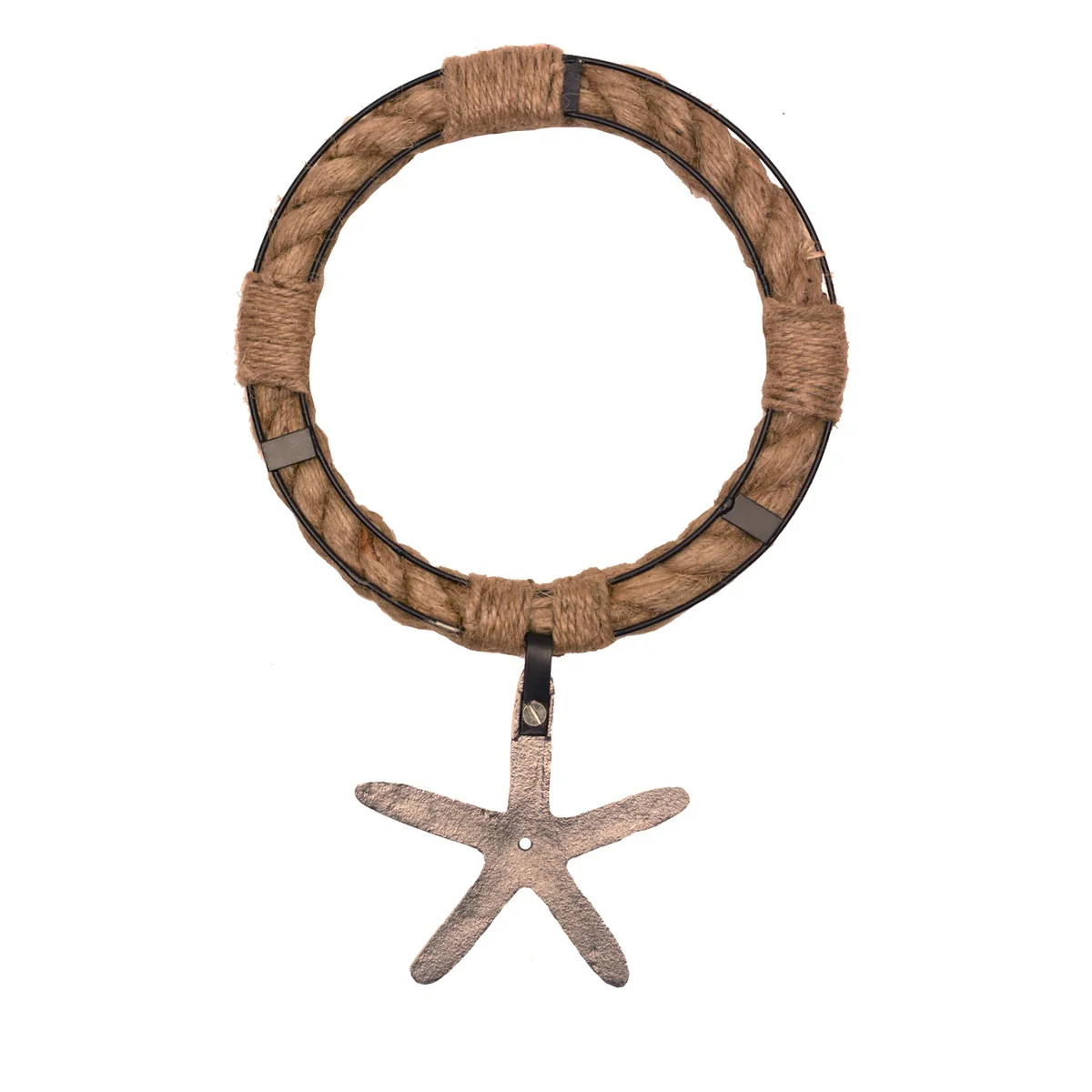 Starfish Ring Kitchen Hand Towel Holder Bathroom Rack Coastal Beach Home Decor - Image 2