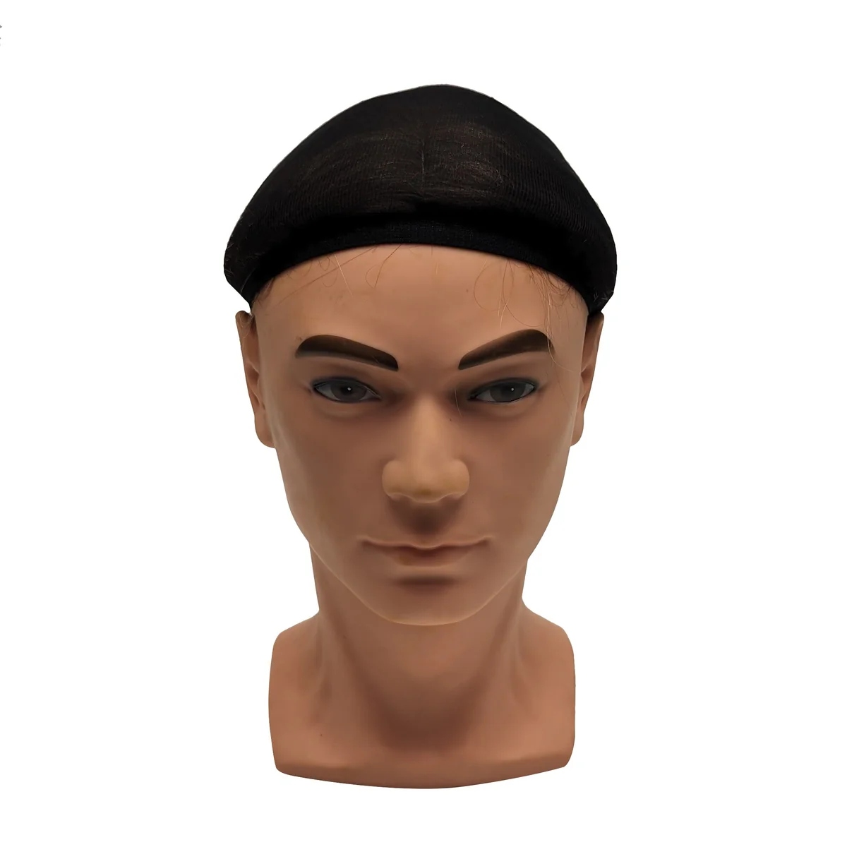 Stocking Cap Black Nylon Hair Wig Head Band Grip Liner Cosplay Halloween Costume