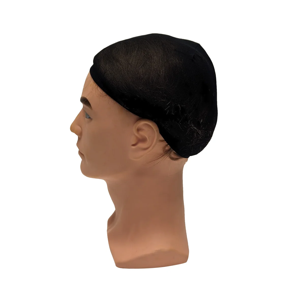 Stocking Cap Black Nylon Hair Wig Head Band Grip Liner Cosplay Halloween Costume - Image 3