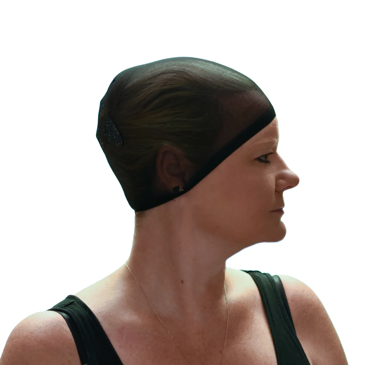 Stocking Cap Black Nylon Hair Wig Head Band Grip Liner Cosplay Halloween Costume - Image 4