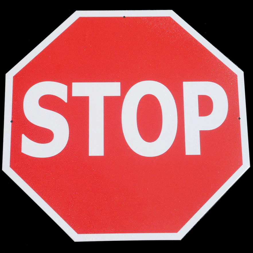 Metal STOP Street/Road/Highway Warning Sign Bar/Pub/Shop Wall Garage Door Decor
