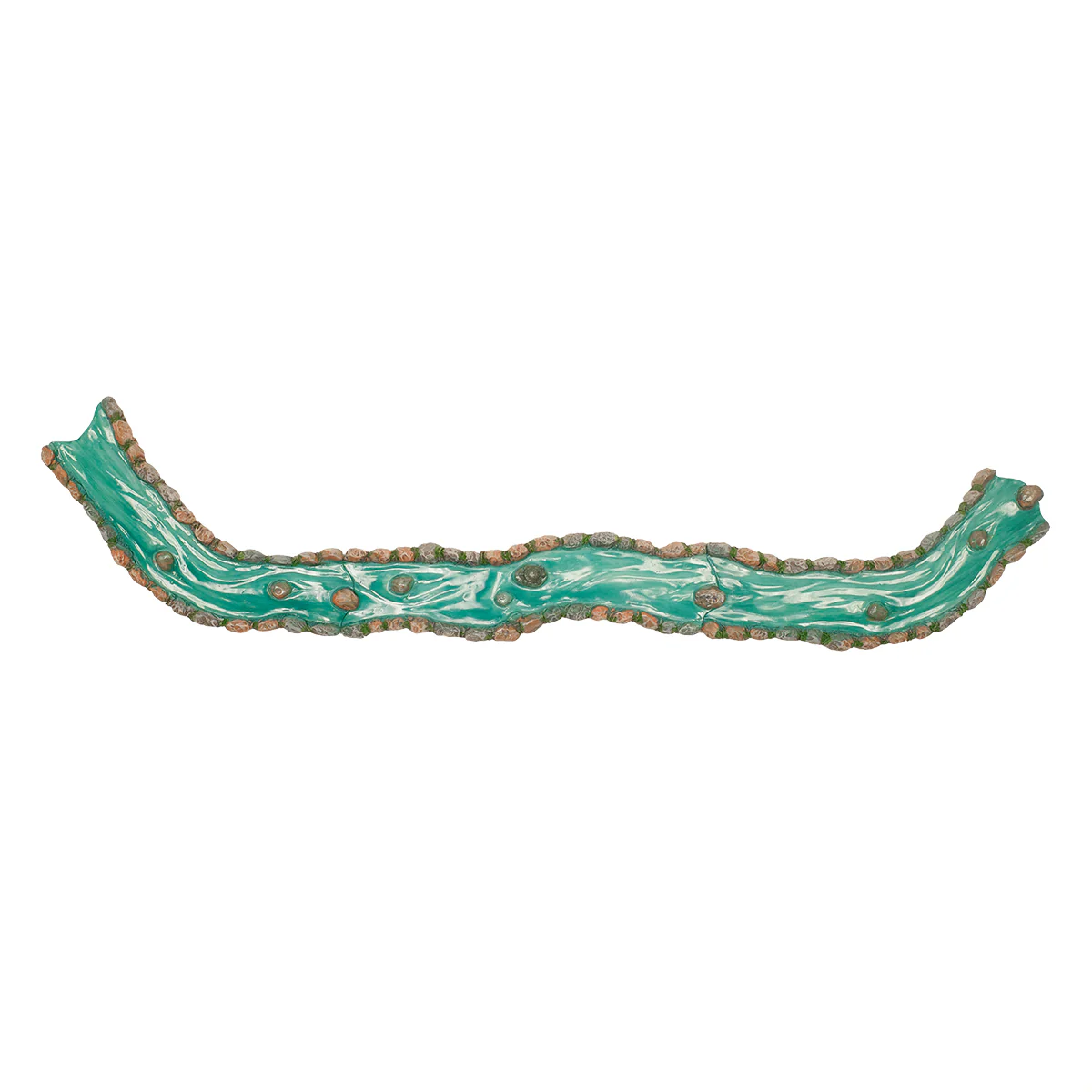 Straight Stream Fairy Rock Garden Water Section Mini Dollhouse Decor Accessory - Image 3