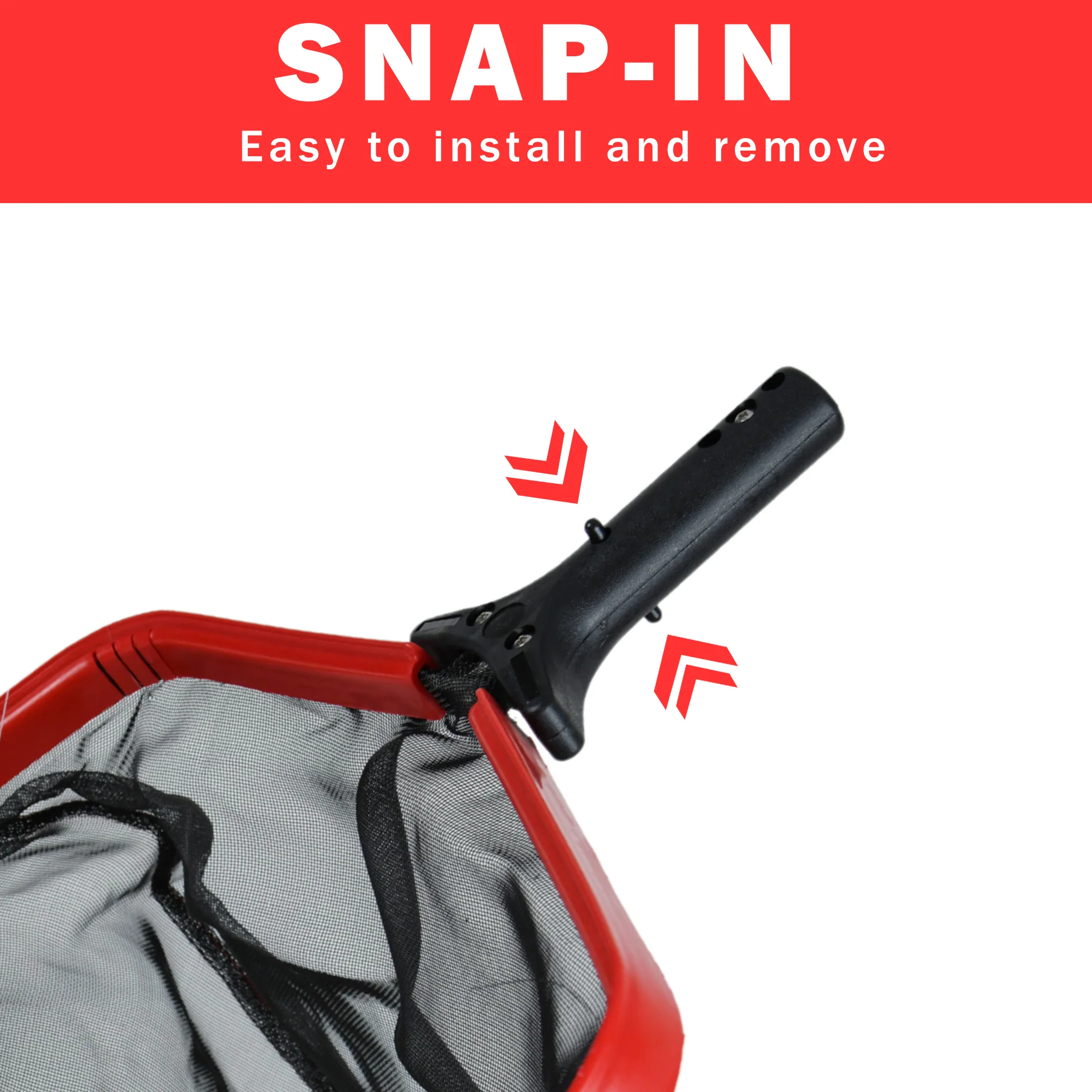 Swimming Pool Mesh Skimmer Cleaner Net Leaf Rake Heavy Duty Spa Cleaning Tools - Image 4
