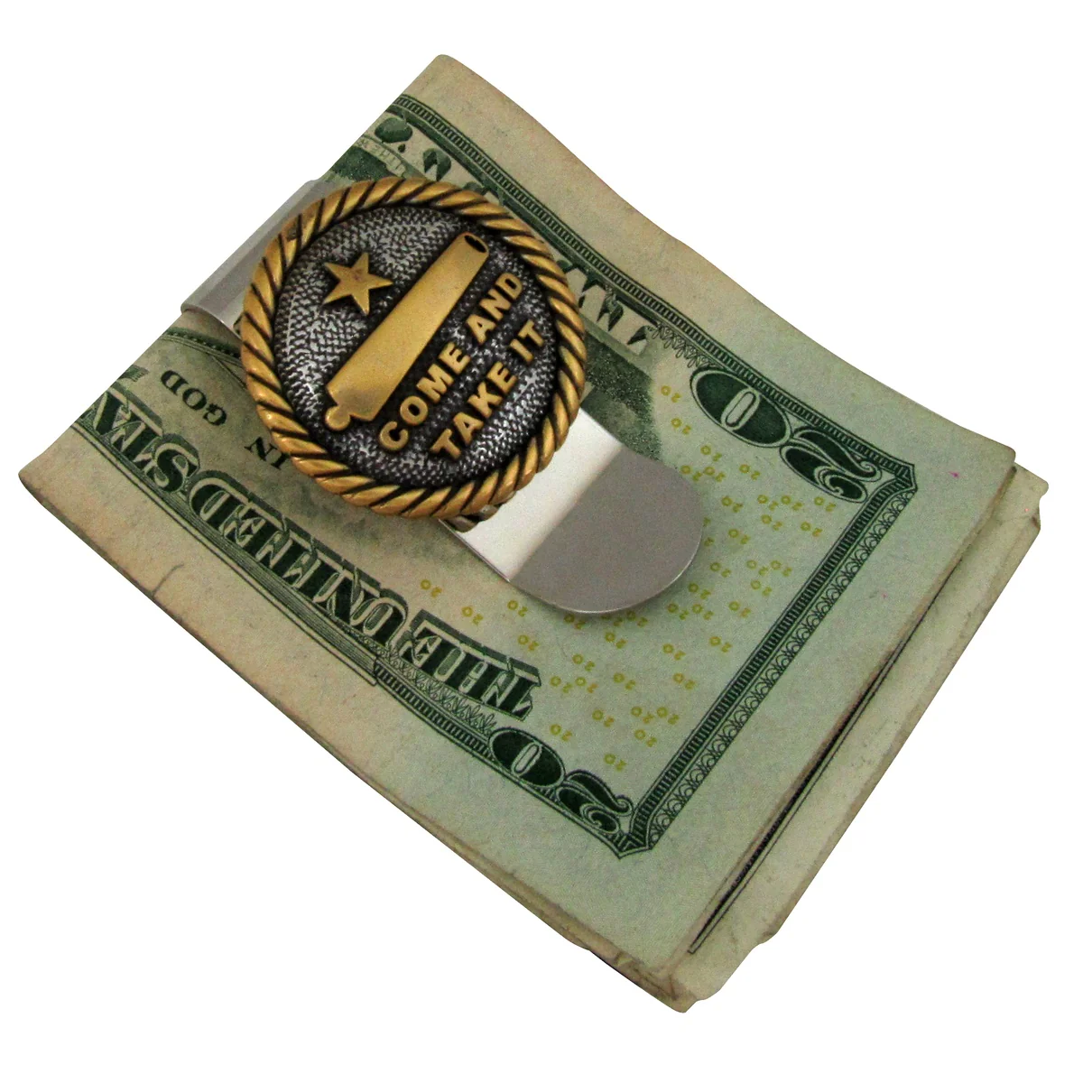 Texas Come and Take It Money Clip Mens Credit Card Holder Men's Wallet TX Gift - Image 2