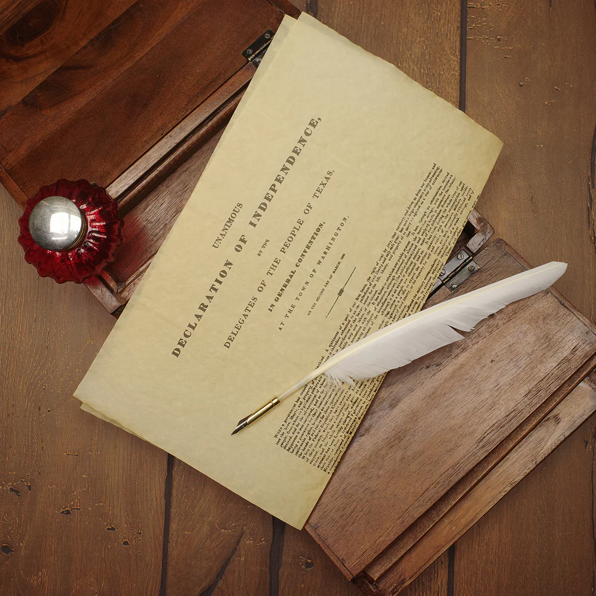 Texas Declaration Of Independence Poster Parchment Paper TX Home Decor Wall Art - Image 4