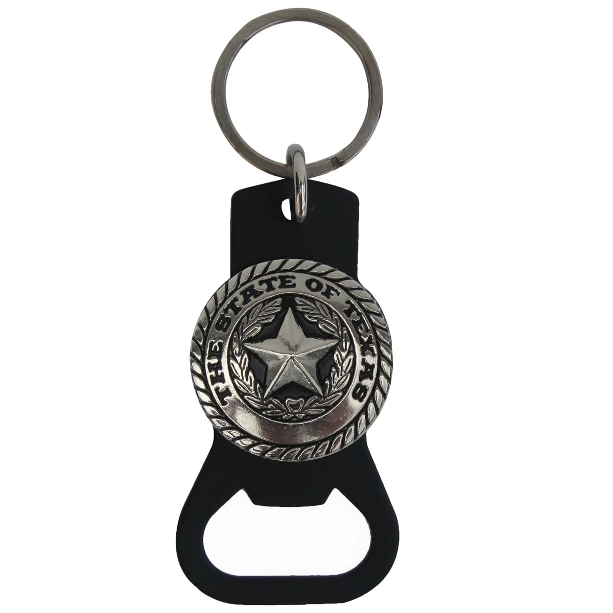 Texas State Seal Car Keyring Chain Beer Soda Cap Bottle Opener TX Keychain Ring