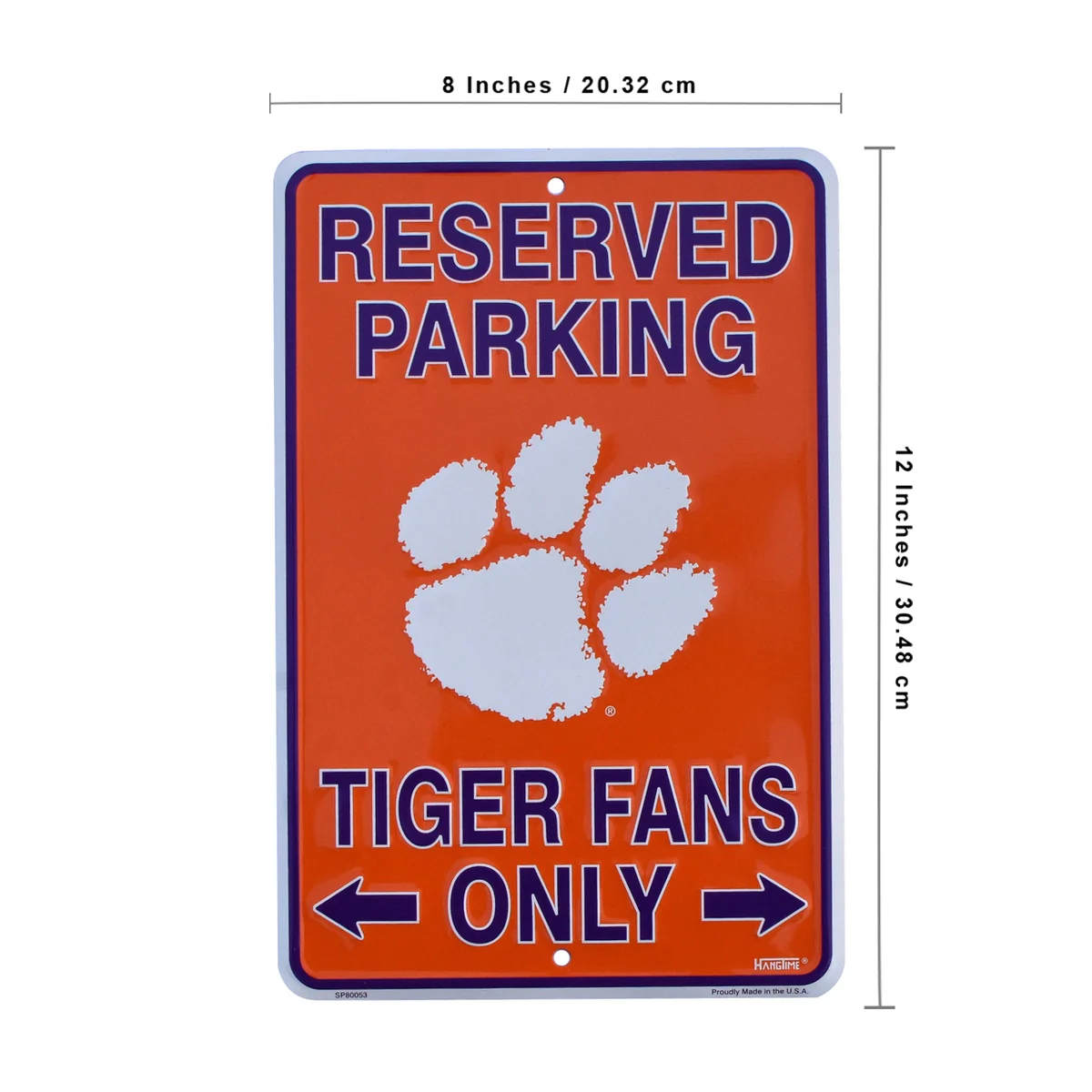 Tigers Fans Only Parking Clemson Metal Sign Game Room Man Cave Garage Wall Decor - Image 3