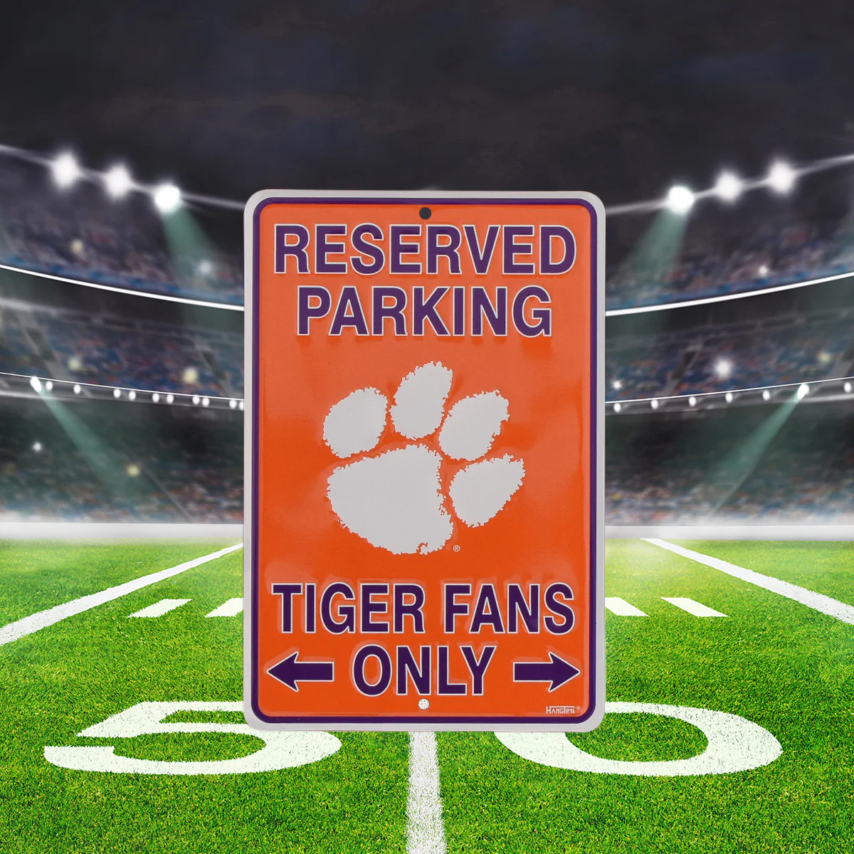 Tigers Fans Only Parking Clemson Metal Sign Game Room Man Cave Garage Wall Decor - Image 4