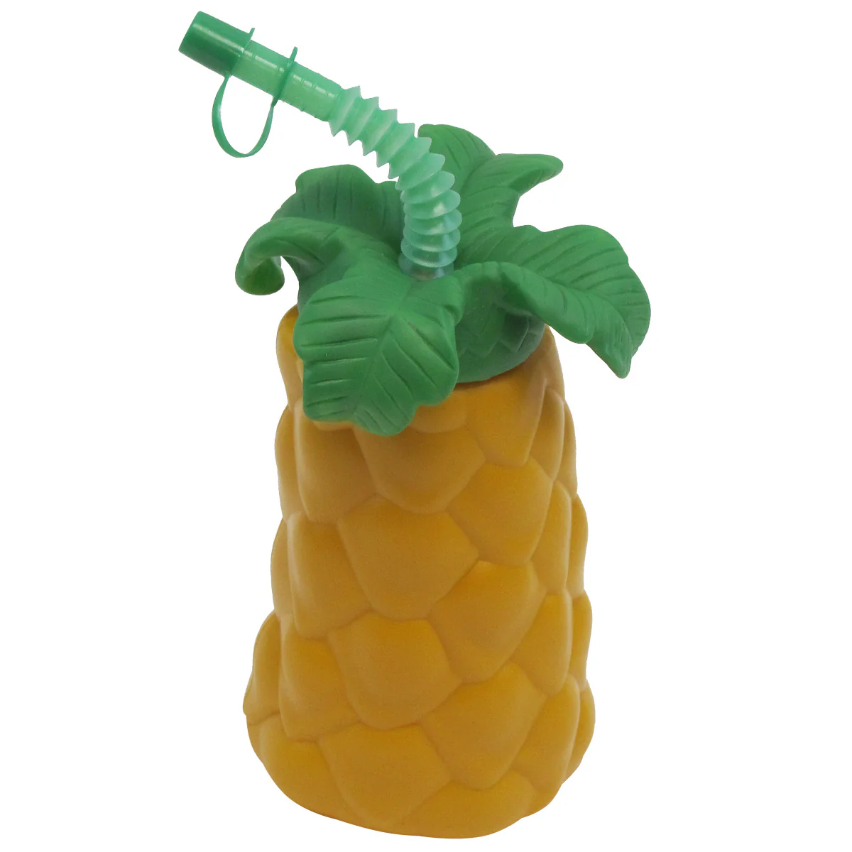 Tropical Palm Coconut Tree Drink Cup Straw Beach Luau Mug Hawaiian Party Decor