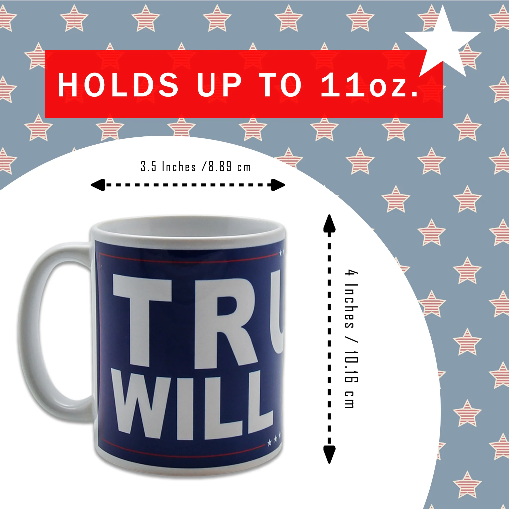 Trump Will Fix It Mug - President Donald Trump Hot Coffee Cup Tea MAGA 2025 Gift - Image 4