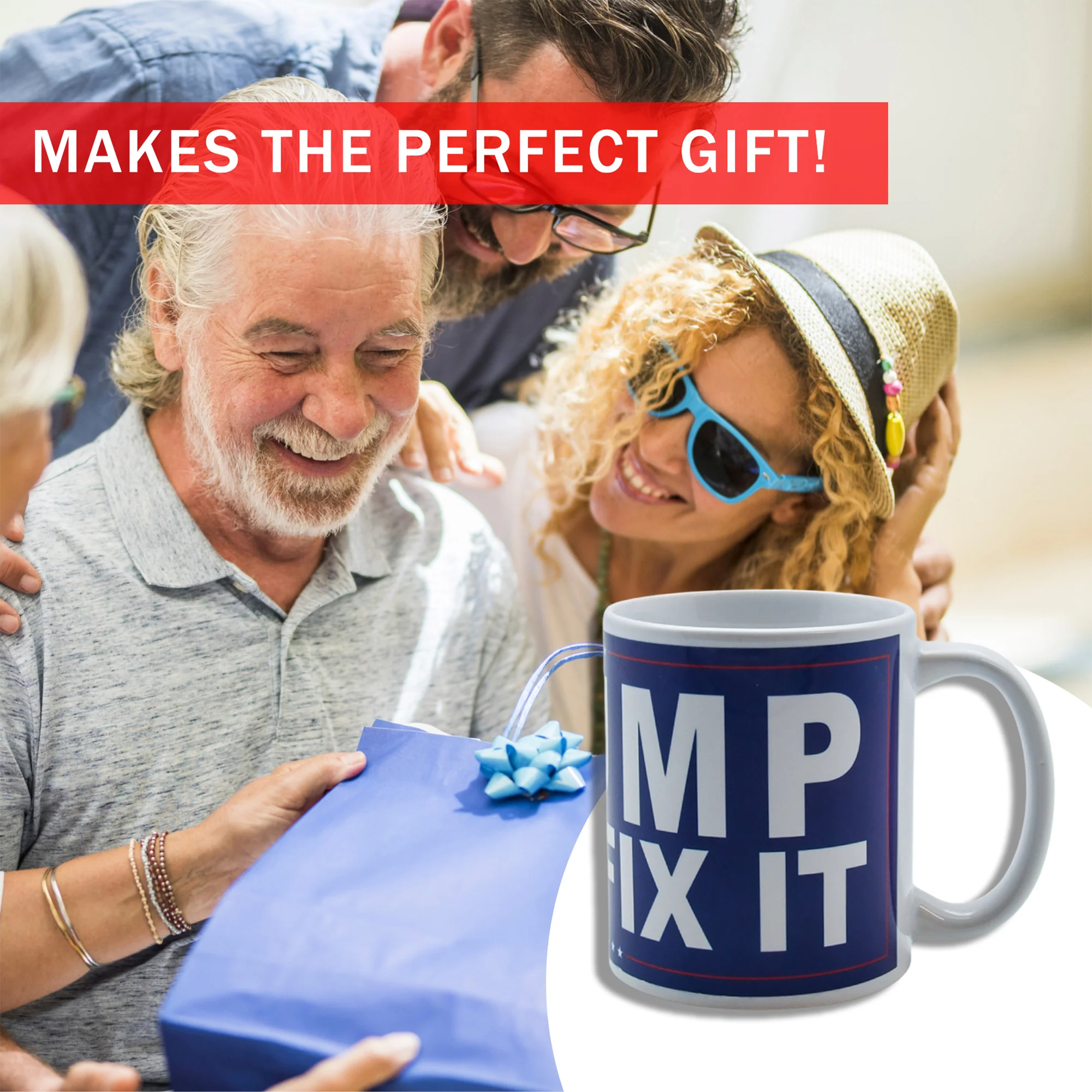 Trump Will Fix It Mug - President Donald Trump Hot Coffee Cup Tea MAGA 2025 Gift - Image 5