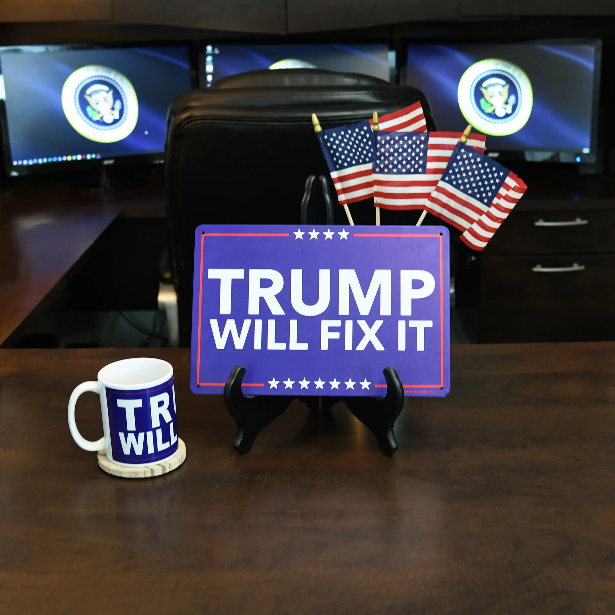 Trump Will Fix It Mug - President Donald Trump Hot Coffee Cup Tea MAGA 2025 Gift - Image 7